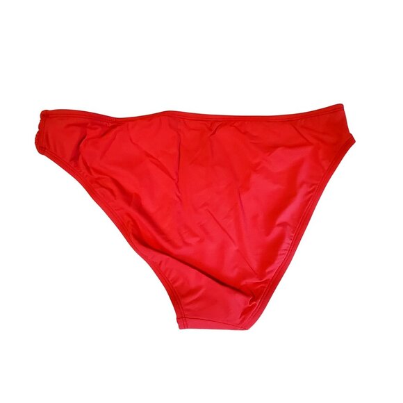 Tommy Bahama Red Bikini Bottom High-Quality Italian Fabric Jersey Swimwear  XL - Picture 2 of 8